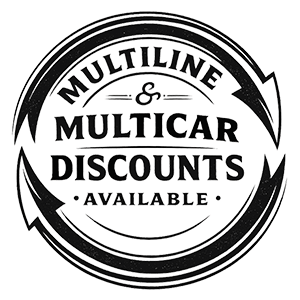 Multiline & Muticar Discounts Available badge